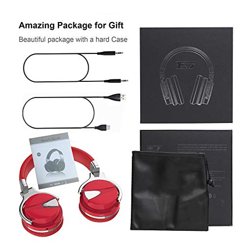Active Noise Cancelling Headphone Bluetooth Headphones Microphone, Stereo Wireless Headset Microphone & Comfortable Earpads & 12 Hours Playtime & Wireless Headphones Cellphone/Tablet