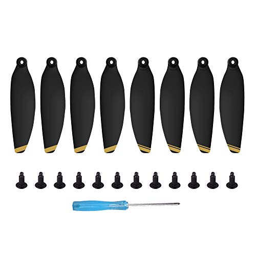 Penivo-Mavic-Mini-Blades8-Stueck-Set-Quick-Release-Ersatz-Propeller-fuer-DJI-Mavic-Mini-Drohne-Requisiten-Props-Zubehoer-Schwarzes-Gold