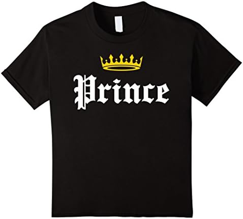 Kids King Queen Prince Princess Medieval Family Matching Tshirt 4 Black