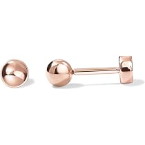 Amazon.com: PAVOI 14K Rose Gold Plated Solid 925 Sterling Silver ...