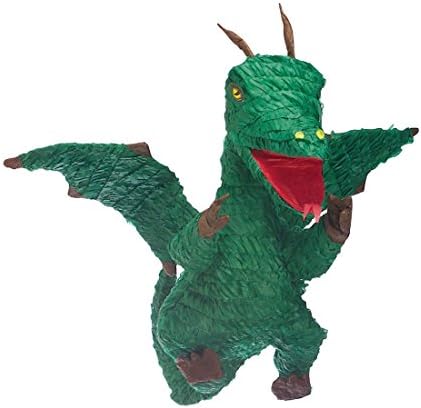 Amakando Children's Birthday Party | Pinata Green Dragon | Christmas or Easter Board Game | Children's Game