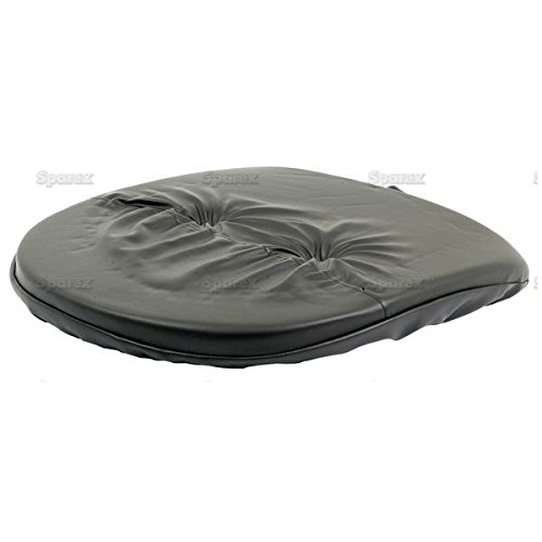 Black T295BLK Tractor Pan Seat Cover fits Ford John Deere Massey Ferguson MF