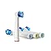 Sebikam 8pcs Replacement Toothbrush Heads- Replacement toothbrush head for Oral-B Electric Toothbrushes- Pack of 8 Rounded soft heads for Oral-B Electric Toothbrushes