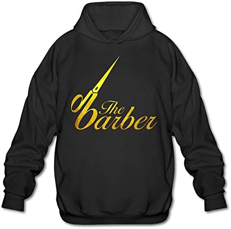 LuckyPowerMen The Barber Hairdresser Men's Cotton Fashion Durable Vintage Warm Fall/Winter Hoodie Sweatshirt Coat