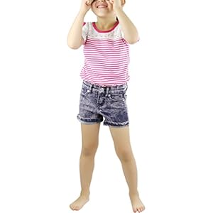Girl’s Denim Mini Shorts www.denim.fit 2