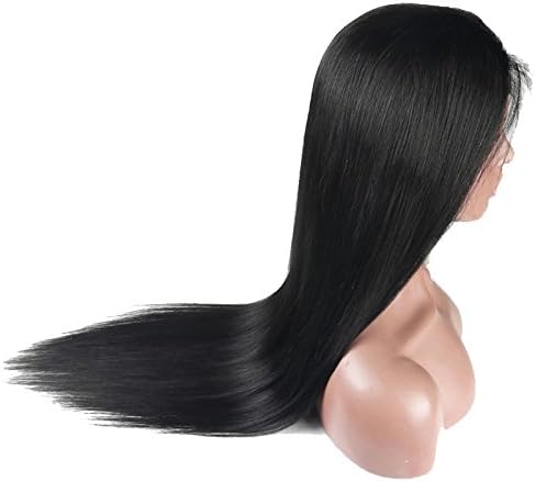 ALI V 9A Straight Full Lace Wigs Brazilian Virgin Hair Lace Front Human Hair Wigs For Black Women Pre Pucked Natural Hairline With Baby Hair