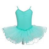 YiZYiF Kids Girl's Sleeveless Ballet Tutu Dress Up Leotard Dancewear Costumes