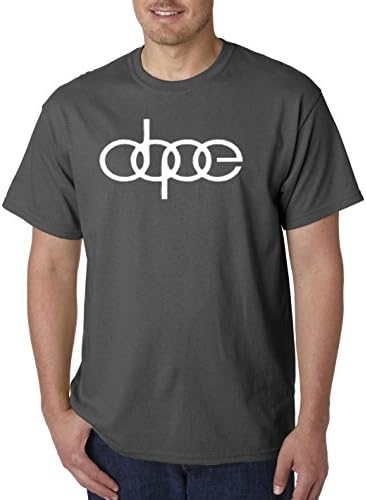 Trendy USA 103 Dope Audi Logo TT S4 Quattro VW Turbo Boost JDM illest r8 Unisex T-Shirt 3XL Charcoal