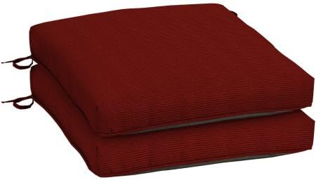 Arden Outdoors Snap Dry Fast-Drying Outdoor Seat Cushion, Set of Two Brown Woven