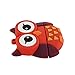 CHUYI Cartoon and Cute Owl Shape Design 32GB USB 2.0 Flash Drive Character Memory Stick Animal Pen Drive Jump Drive Thumb Drive Gift (Red)