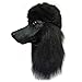 Off the Wall Toys Standard Poodle Mask Dog Halloween Costume Face Mask Kennel Club (Black)