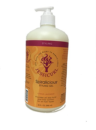 Jessicurl Spiralicious Styling Gel, Citrus Lavender, 32 Fluid Ounce
