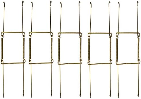 WISHAVE 5 Pack 6-inch Scratch-proof Invisible Plate Display Hangers for The Wall Decoration Expandable to Hold 5" to 7" Dishes
