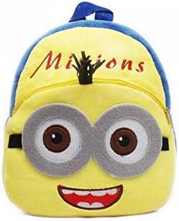 Myity Despicable Me Two eyed Minion Plush Kid 8" School Backpack