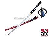 Handmade Musashi Katana Sword 1060 Steel - Red