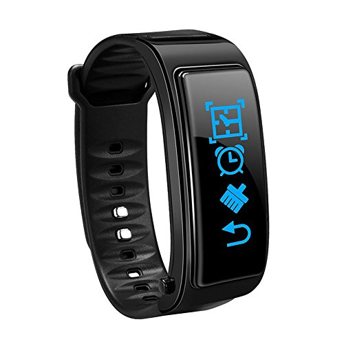 Sunward 0.96 Color Bluetooth Screen Smart Watch Touchable Sleep Monitor Call Pedometer Heart Rate Compatible iOS/Android (Black) - Thumbnail 2