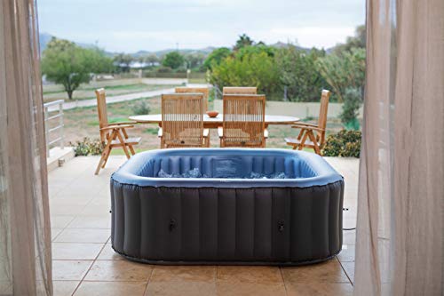 mSpa COMFORT Bubble Spa Series Whirlpool 4 Personen Outdoor Pool 158x158 cm – Bild 5