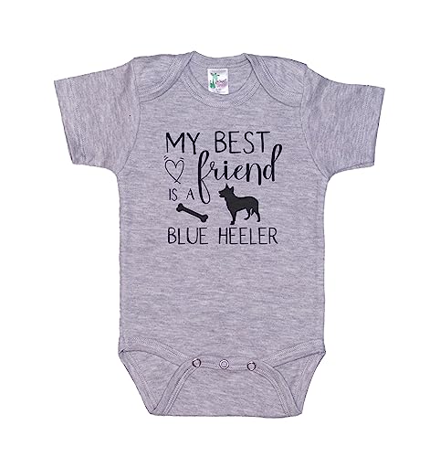 Ebenezer Fire My Best Friend is a Blue Heeler/Australian Cattle Dog Onesie/Unisex Bodysuit