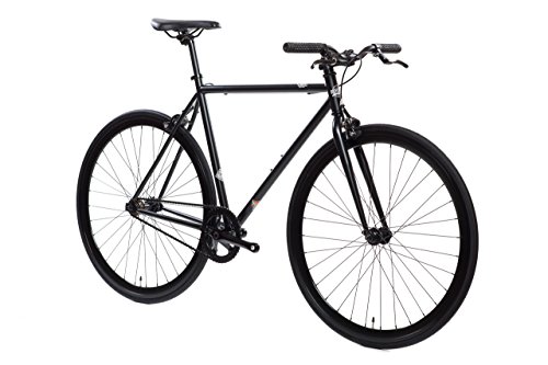 Wulf Matte Black Core-Line State Bicycle | Fixie Single Sped Fixed Gear Bike - Wulf (Matte Black) Large (58 cm)