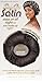 Stay On Satin Edge Bonnet Womens Hair Wrap for Sleeping, Black