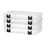 Plano ProLatch 3700 StowAway 4-Pack, Clear and