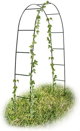 Relaxdays Metal Rose Arbour Trellis 240 x 140 x 37 cm