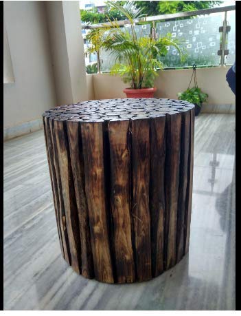 My Online Woodenbazaar Multi Purpose Round Coffee Table 16 Inch Amazon In Home Kitchen