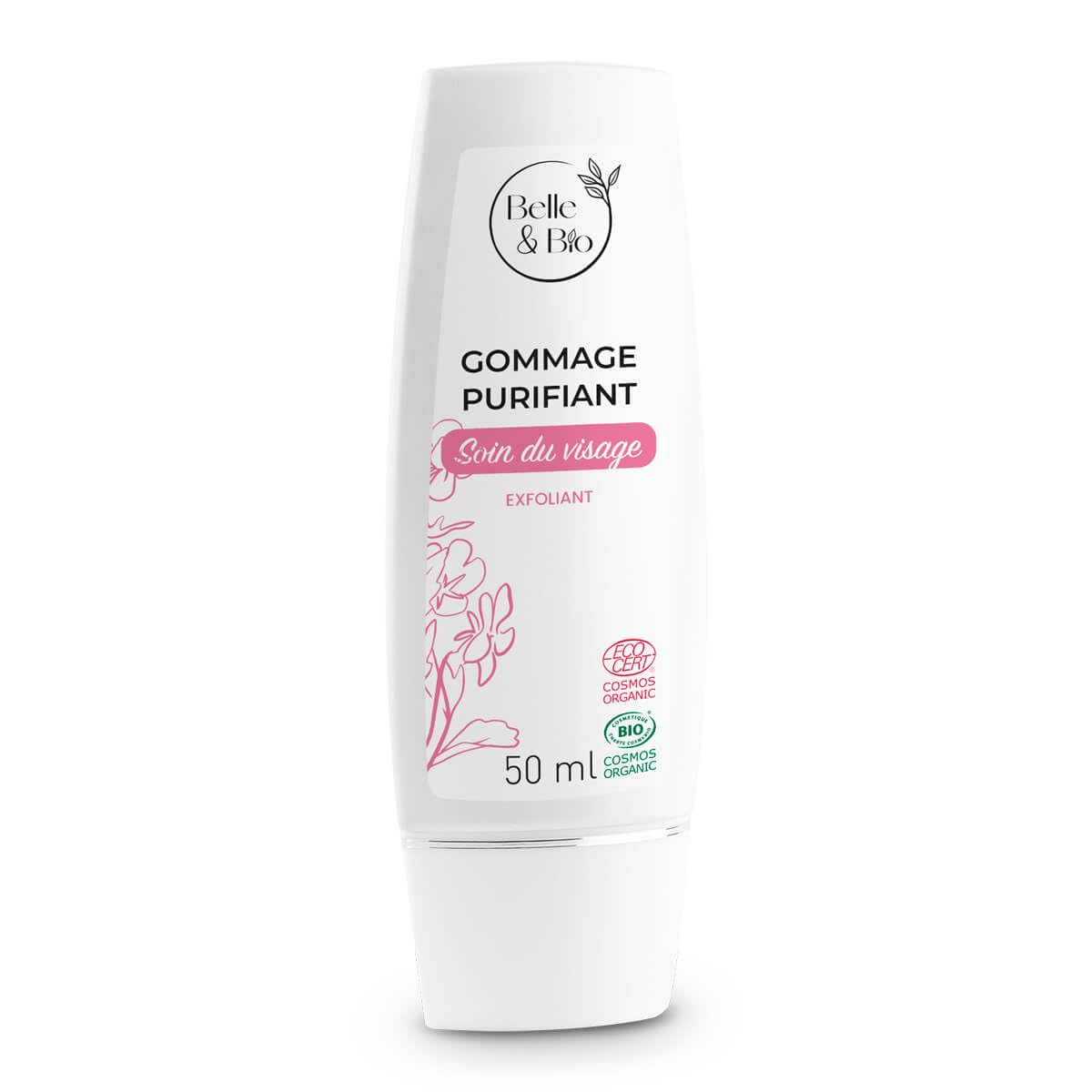 Belle & Bio Purifying Scrub for All Skin Types Certified Organic by Ecocert 50 ml
