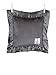 Little Giraffe Luxe Pillow, Charcoal