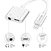 2 in 1 Adapter for iPhone 3.5 mm Headphone Jack Adapt with Cantle iPhone Aux Adapter/iPhone Charging Adapter for iPhone Xs, XS Max, XR, 7/8 Plus and More (White)thumb 1
