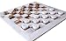RADICALn Checkers Board Game Handmade Marble 12 Inches 2-Player Draughts Coffee Time Checker Game Set for Kids - Non Chinese Non Plastic Non Chess Set (White and Green Onyx)