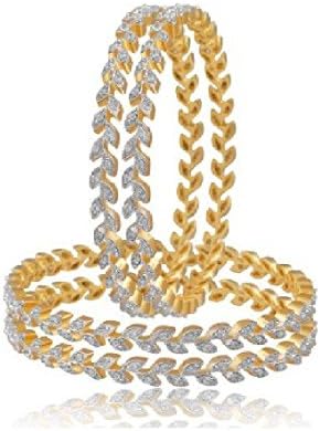 PAKIRA EXPORT PRIVATE LIMITEDHandmade Bollywood Designer Gold Plated Ethnic Indian Bridal Bangles Set
