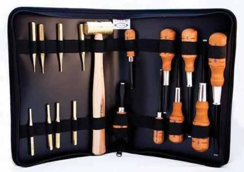 Grace USA - 17 Pc Shooting Gun Care ToolSet In Nukaf Case Gun Repair Gunsmith Tools Kit (181)