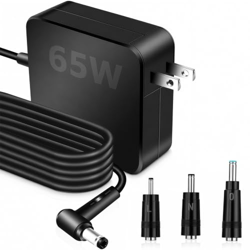 TRYXZSZ Cargador y Adaptadores para Portátil 65W 19V 3.42A, Compatible ASUS/HP/DELL/Acer Portátil, con 3 Convertidores, para ASUS Vivobook 17 X1704/16 X1605 M1605/15 X1502 X1504 X1505/14 X1405 X1404