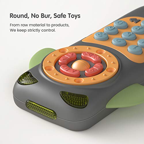 TUMAMA Baby Toys,Baby Mobile Phone Toy Early Educational Toys for 3 Month up Infant,Toddler(Black)
