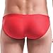 DESMIIT Men's Swimwear Swim Boxer Briefs Swimming Trunks,US Medium/ Asian XL, Red
