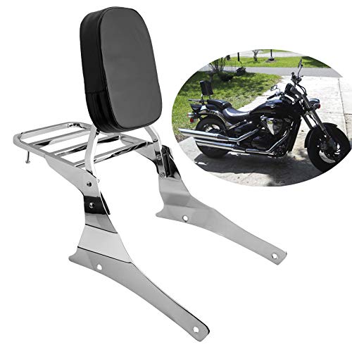 Samger Alloy Steel Motorcycle Sissy Bar Luggage Rack, Chrome