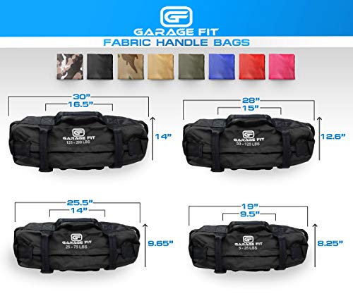 Sandbags-for-Fitness-with-Fabric-Handles-Weighted-Power-Training-Heavy-Duty-Cordura-Construction-8-Gripping-Handles-Adjustable-Exercise-Sandbags-Best-Workout-For-Raw-Power-Balance-Control