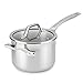 Calphalon AccuCore Stainless Steel Sauce Pan with Cover, 3-Quart
