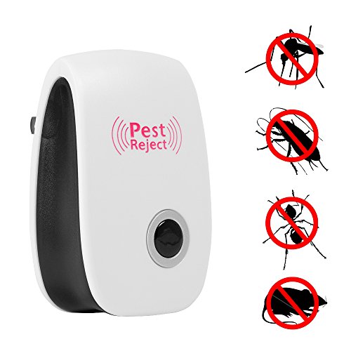 LT&PK Pest Control Ultrasonic Repellent -Electronic Plug -In Repeller for Insects- Best Repellent for, Cockroach, Rodents, Flies, Roaches, Ants, Mice,Spiders, Fleas