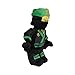 LEGO Ninjago Lloyd Warrior Character Shaped Soft Plush Cuddle Pillow, Green/Black