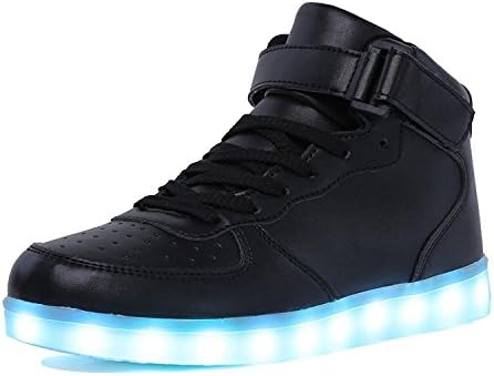 Value Sport Unisex LED Flashing Light USB Charge Shoes Athletic High-top Sport Sneakers