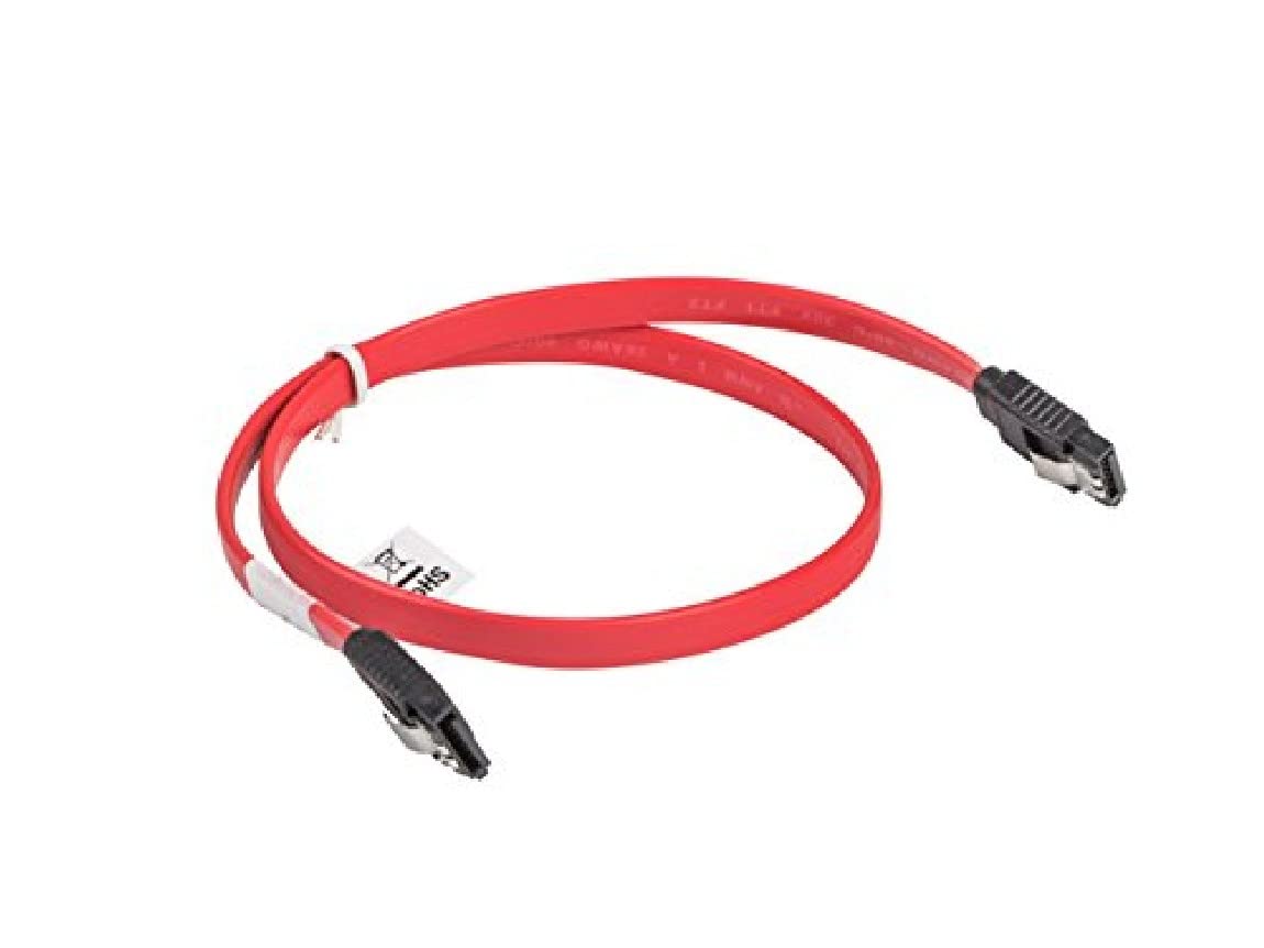 lanberg 'Sasa from 14cu 0050 R SATA Data Plug III (7pol) Cord with Metal Clips, 50 cm Red