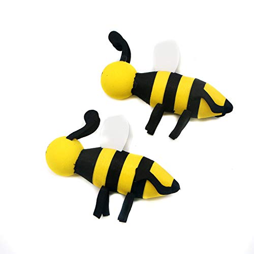 HUELE 2 Pcs Cute Cartoon Bee Automobile Car Antenna Topper Eva Decorative Foam Topper Balls