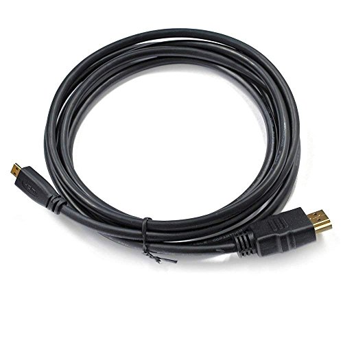 Micro HDMI to HDMI - 5 Feet, Support Full HD and 4K Audio and Video Output- Compatible with Sony Handycam HDR-CX405, HDR-CX455, HDR-CX675, FDR-AX33, FDR-AX53, FDR-AX100