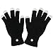 MUCH Flashing Finger Lighting Gloves LED Colorful Rave Gloves 7 Colors Light Show