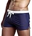 Zengvee Men’s Swim Trunks Brief Swimwear Swim Shorts With Zipper Pockets