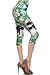 Leggings Depot Women's Popular Best Capri Cropped Butterknit Soft Printed Brush High Waist Quality Leggings Batch3 (Plus (Size 12-24), Explosion)