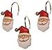 Carnation Home Fashions Santa Claus Ceramic Resin Shower Curtain Hooks-set of 12