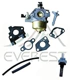 NEW EVEREST BRAND HONDA GX270 9HP ADJUSTABLE CARBURETOR WITH GASKETS INSULATOR FUEL FILTER & FUEL LINE